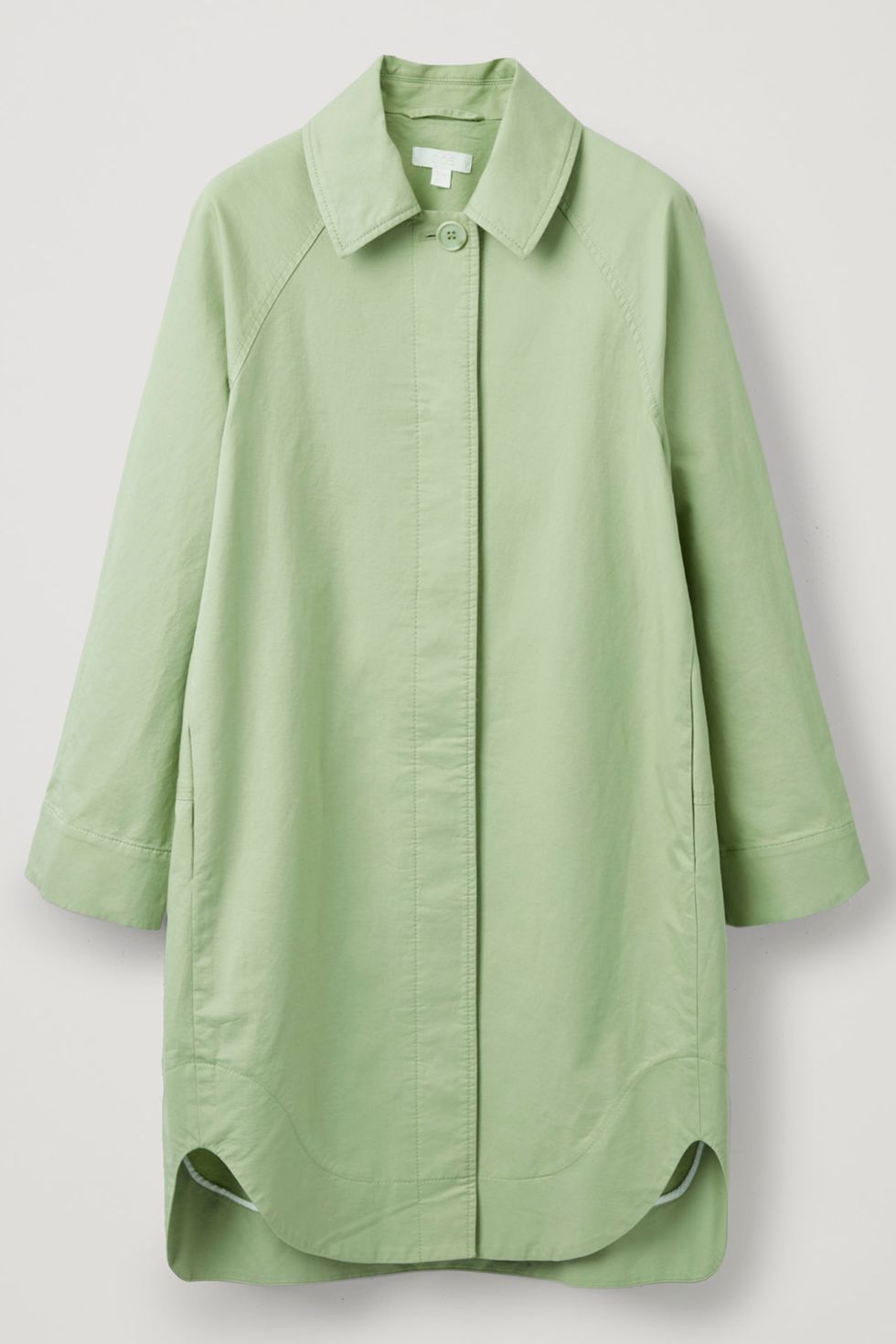 COS Shirt dress in light green