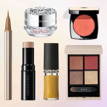 a variety of makeup products