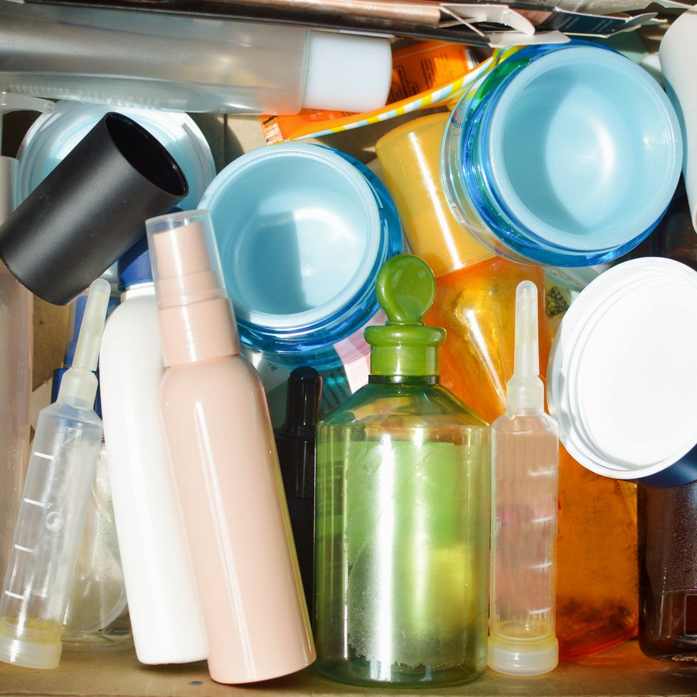 cosmetic plastic waste