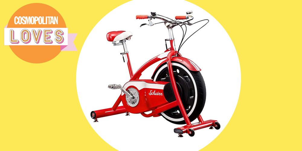 Stationary bike online red