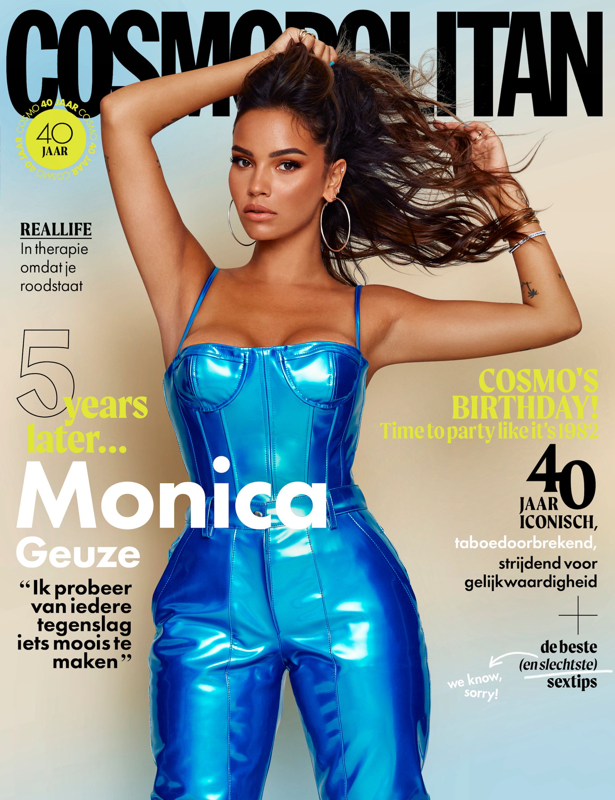 Cosmopolitans birthday issue met Monica Geuze is nú verkrijgbaar!