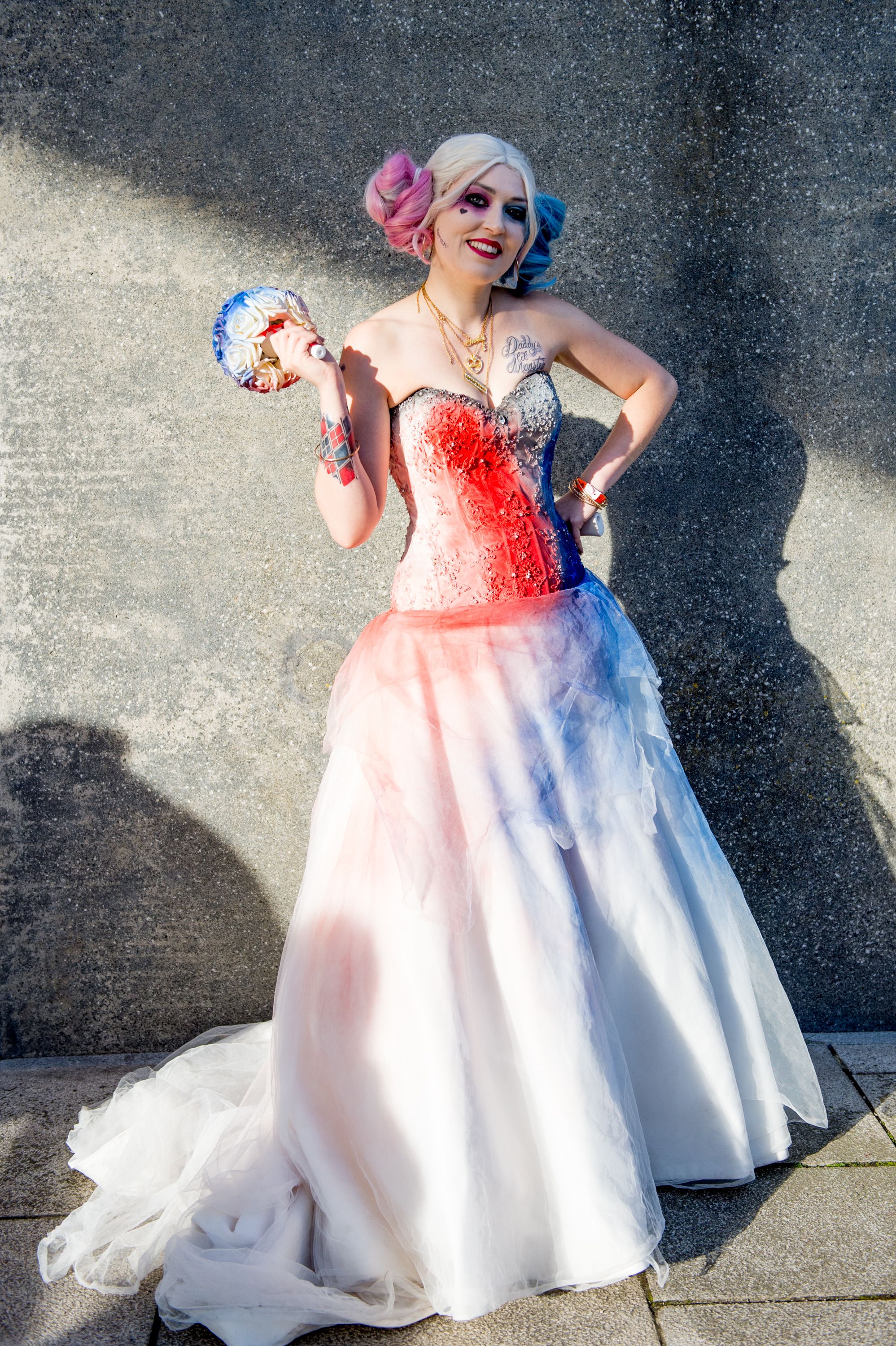 Cheap Harley Quinn Wedding Dress