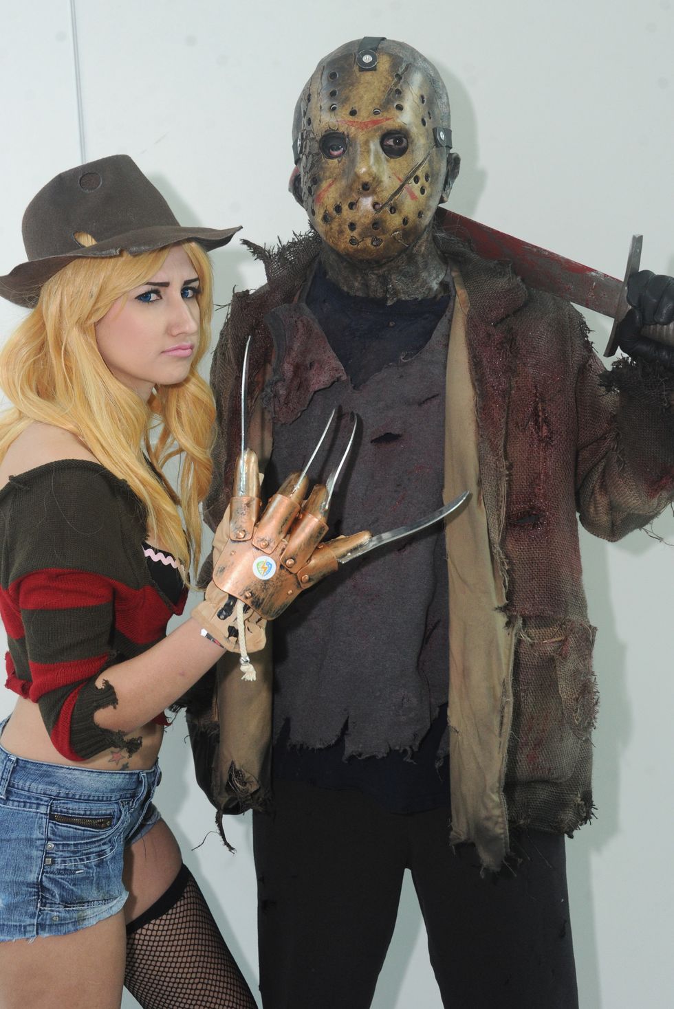 scary couples costumes freddy krueger and jason voorhees