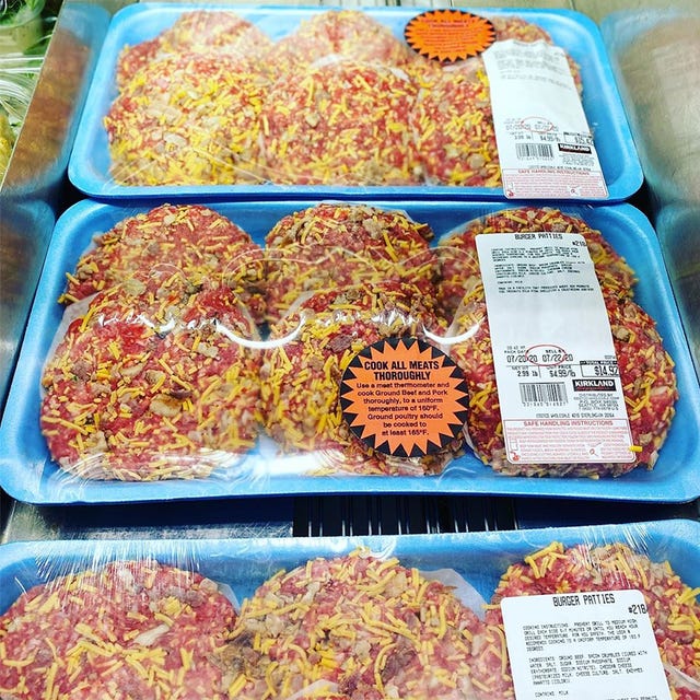 Costco Is Selling Bacon Cheddar Cheese Burgers, So Fire Up the Grill