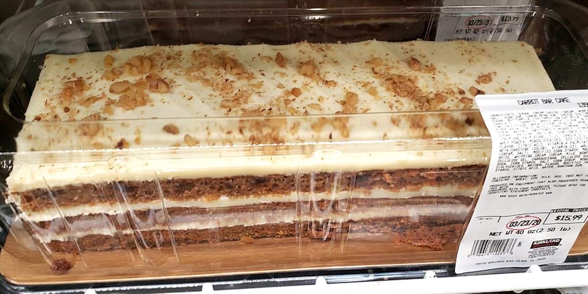 Costco Is Selling a Giant Carrot Bar Cake, So Who Even ...