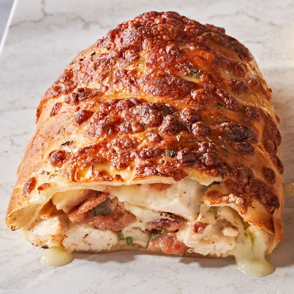 costco chicken bake with cheese and caesar dressing