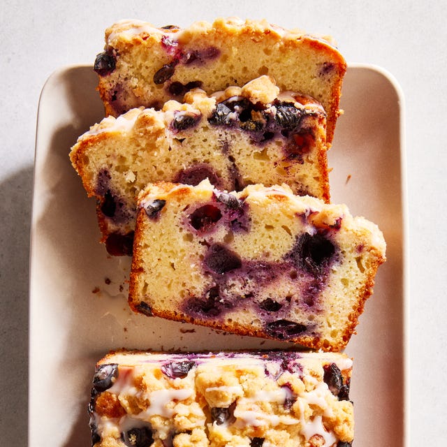 Costco Lemon-Blueberry Pound Cake costco lemon blueberry pound cake with a lemon glaze