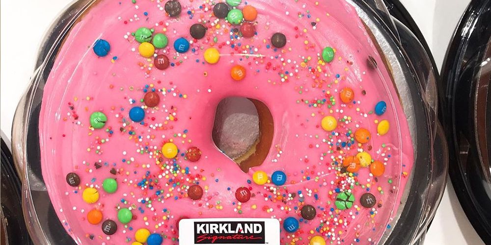 Costco Is Selling a Jumbo Donut Covered in Pink Icing, Sprinkles, and M&M's