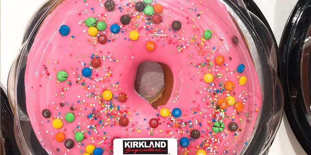 PSA: Costco Is Selling Giant Doughnuts Topped With Pink Icing and