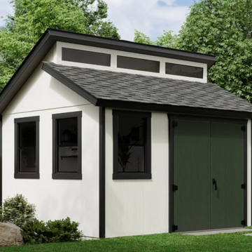 transformable shed featuring a workspace transformable shed featuring a workspace