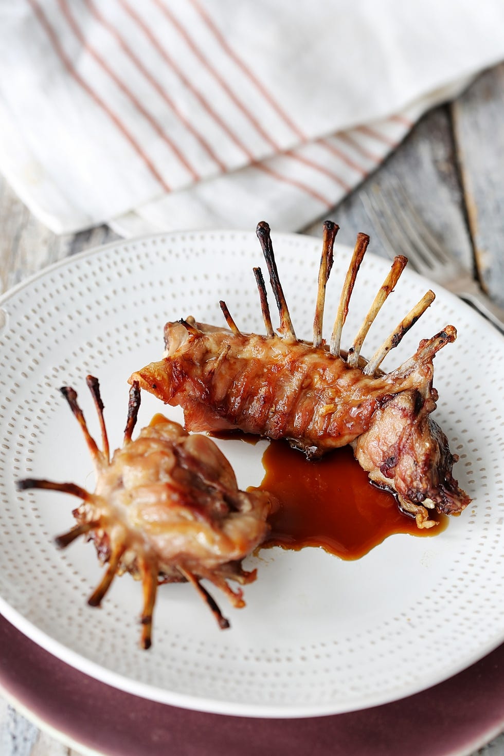 costillar de conejo al horno