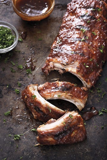 costillas al horno con miel