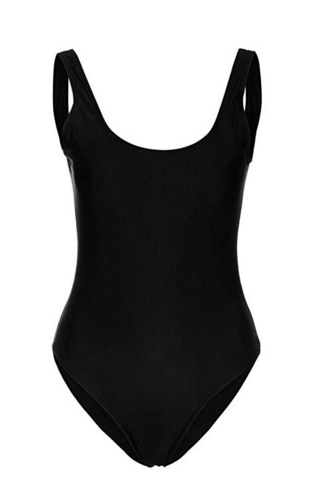 Clothing, One-piece swimsuit, Swimwear, Black, Leotard, Maillot, Monokini, Swim brief, Swimsuit bottom, Bikini, 