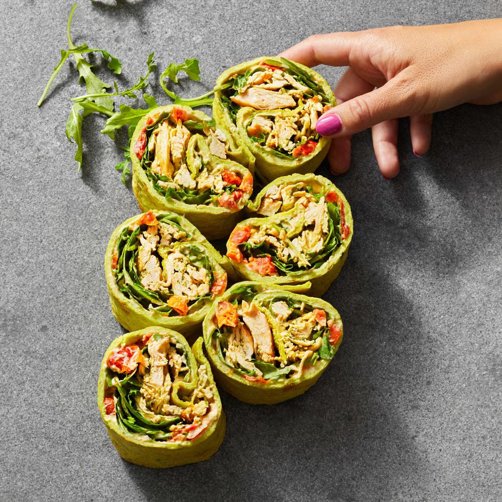 healthy lunch ideas cottage cheese wrap pinwheels