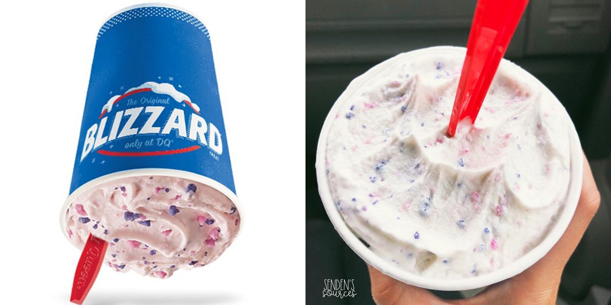 Dairy Queen Brought Back The Cotton Candy Blizzard