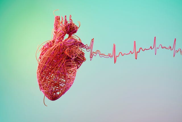 Heart journal. Пылающее сердце и сердце с бинтом.