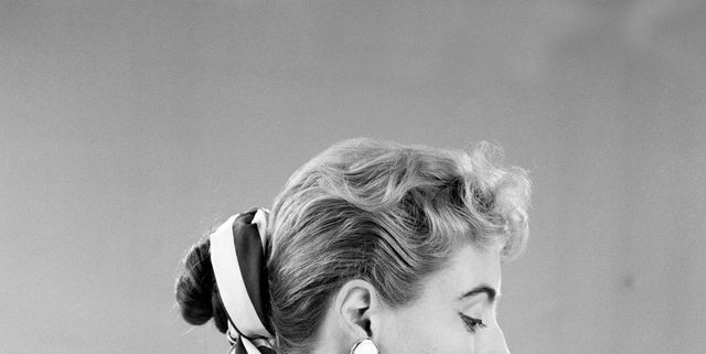 Fashion, hair decorations, 1955