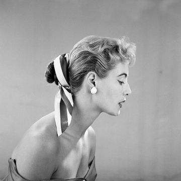 Fashion, hair decorations, 1955