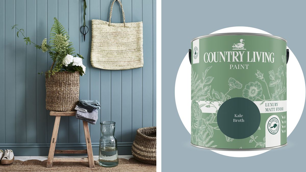 preview for Country Living launches paint collection, available at Homebase