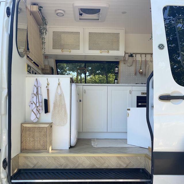 couple transform van into stunning mobile home