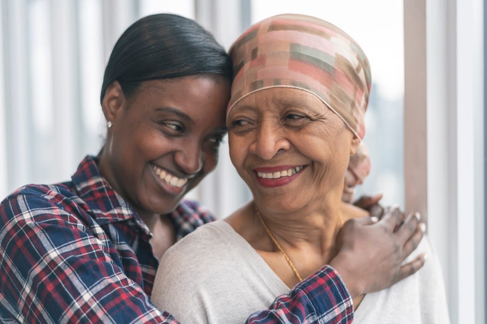 Courageous woman with cancer spends precious time with adult daughter