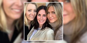 Courteney Cox celebrated her birthday with Friends co-stars Lisa Kudrow and Jennifer Aniston