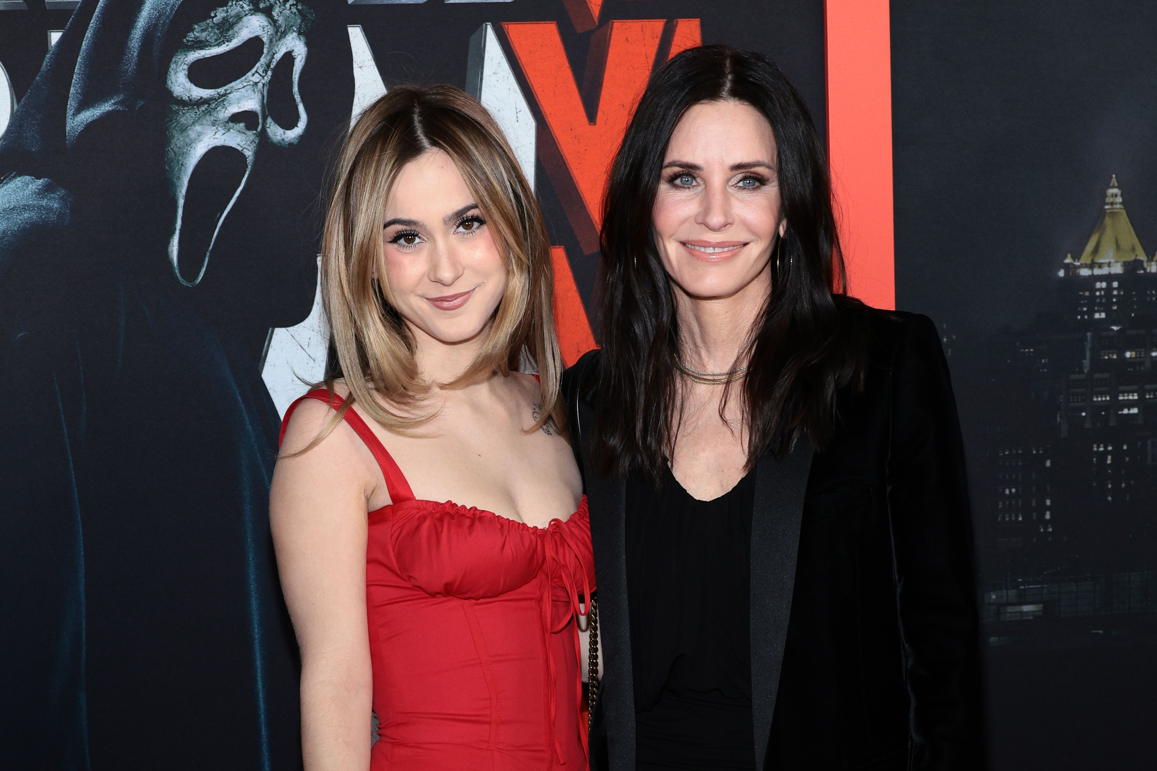 Courteney Cox e la figlia Coco insieme sul red carpet di Scream 6