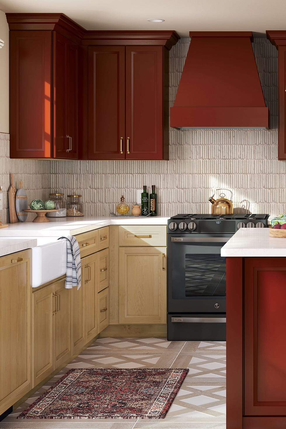red kitchen red kitchen