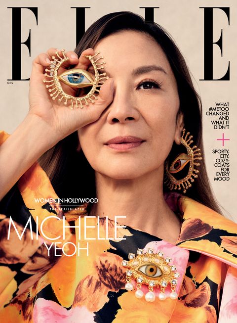 michelle yeoh elle 2022 women in hollywood cover