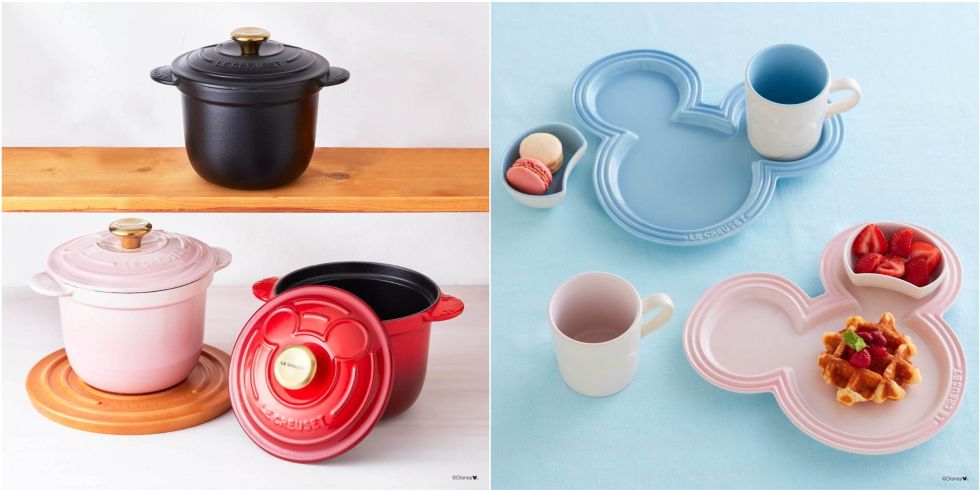 Le Creuset X「迪士尼米奇」推出聯名系列廚具！櫻花粉米奇鑄鐵鍋、米奇