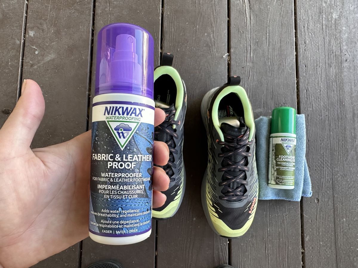 This waterproof shoe protector spray will help keep you shoes