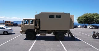 Man Builds a Tiny Home Out of an Old Military Truck