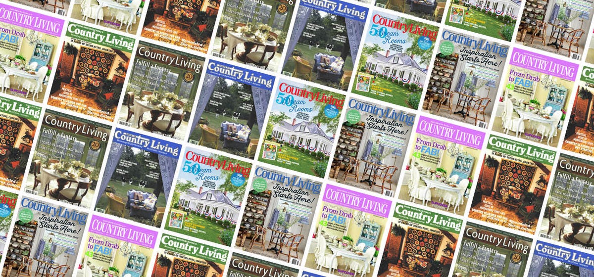 Flip Through Dozens of Past Issues of Country Living magazine