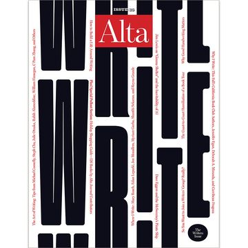 write, issue 25, cover, alta journal