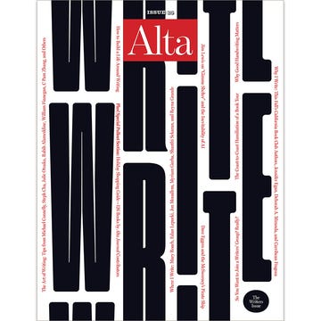 write, issue 25, cover, alta journal