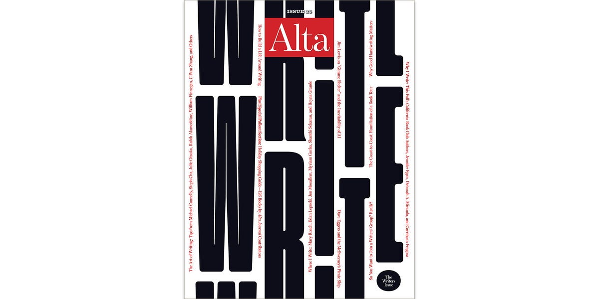 write, issue 25, cover, alta journal write, issue 25, cover, alta journal
