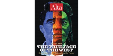 alta, issue 29, cover, the true face of the west