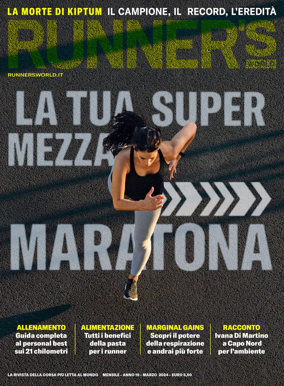 cover runner's world marzo 2024