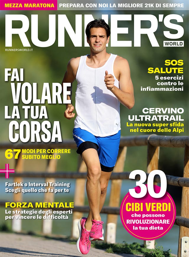 cover magazine runner's world settembre