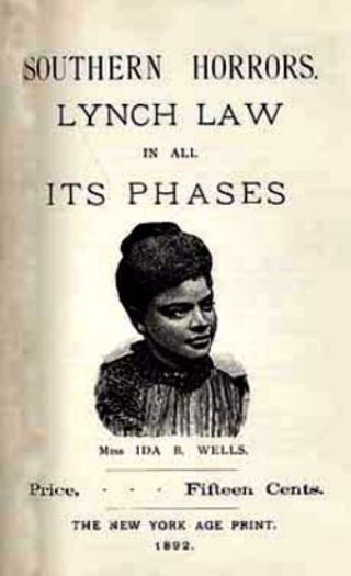 Cover of Southern Horrors: Lynch Law in All Its Phases