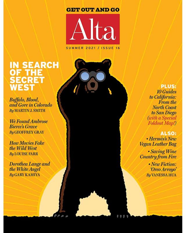 alta journal, cover, summer 2021, issue 16, in search of the secret west