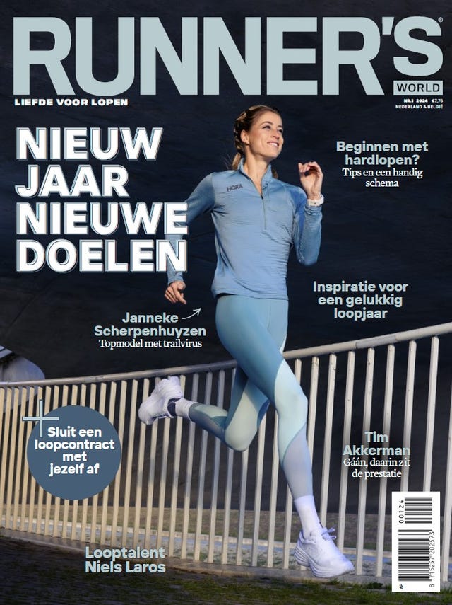 janneke scherpenhuyzen runner's world cover 2024 topmodel hardlopen