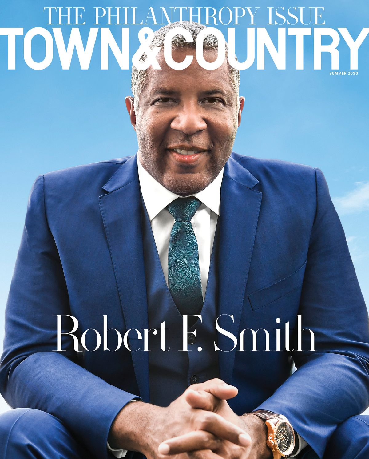 robert f smith on the cover of town  country magazine