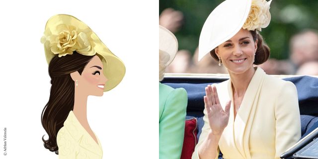 英國皇室凱特與梅根成為畫中主角？插畫家Adrián Valencia筆下的英國皇室經典時刻！