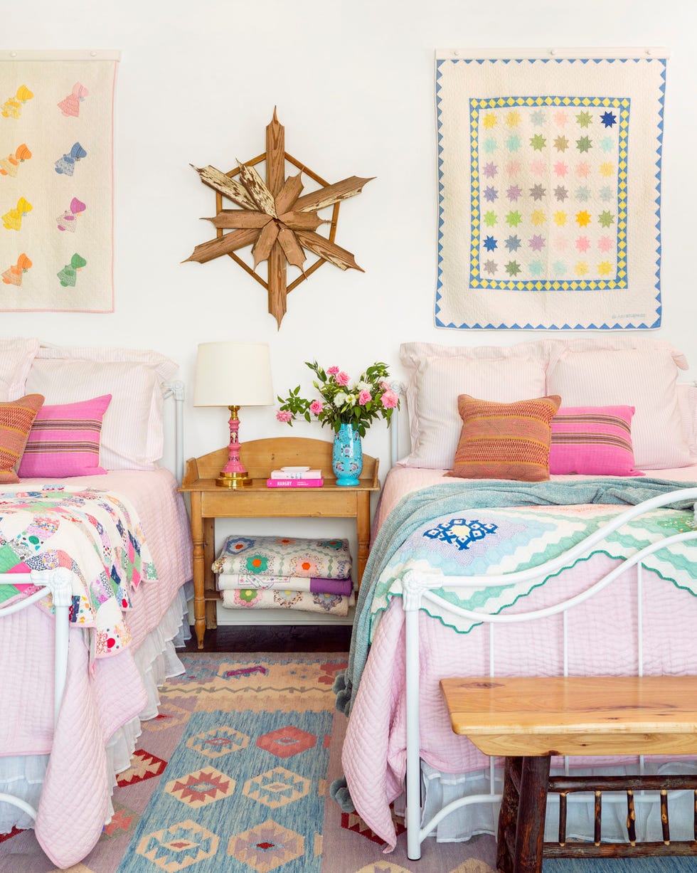cozy bedroom design ideas dodson girls room childs bedroom with pink quilts