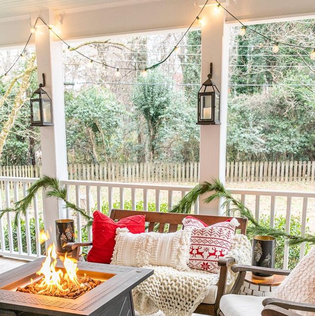 Our Christmas Lights - My Vintage Porch