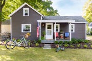 pentwater, michigan lake home of abby albers and joe albers house exterior