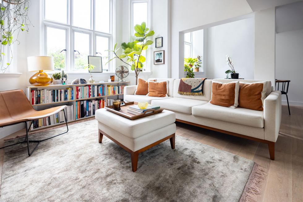cozy living in a beautiful house