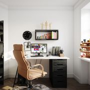 cozy scandinavian style home office