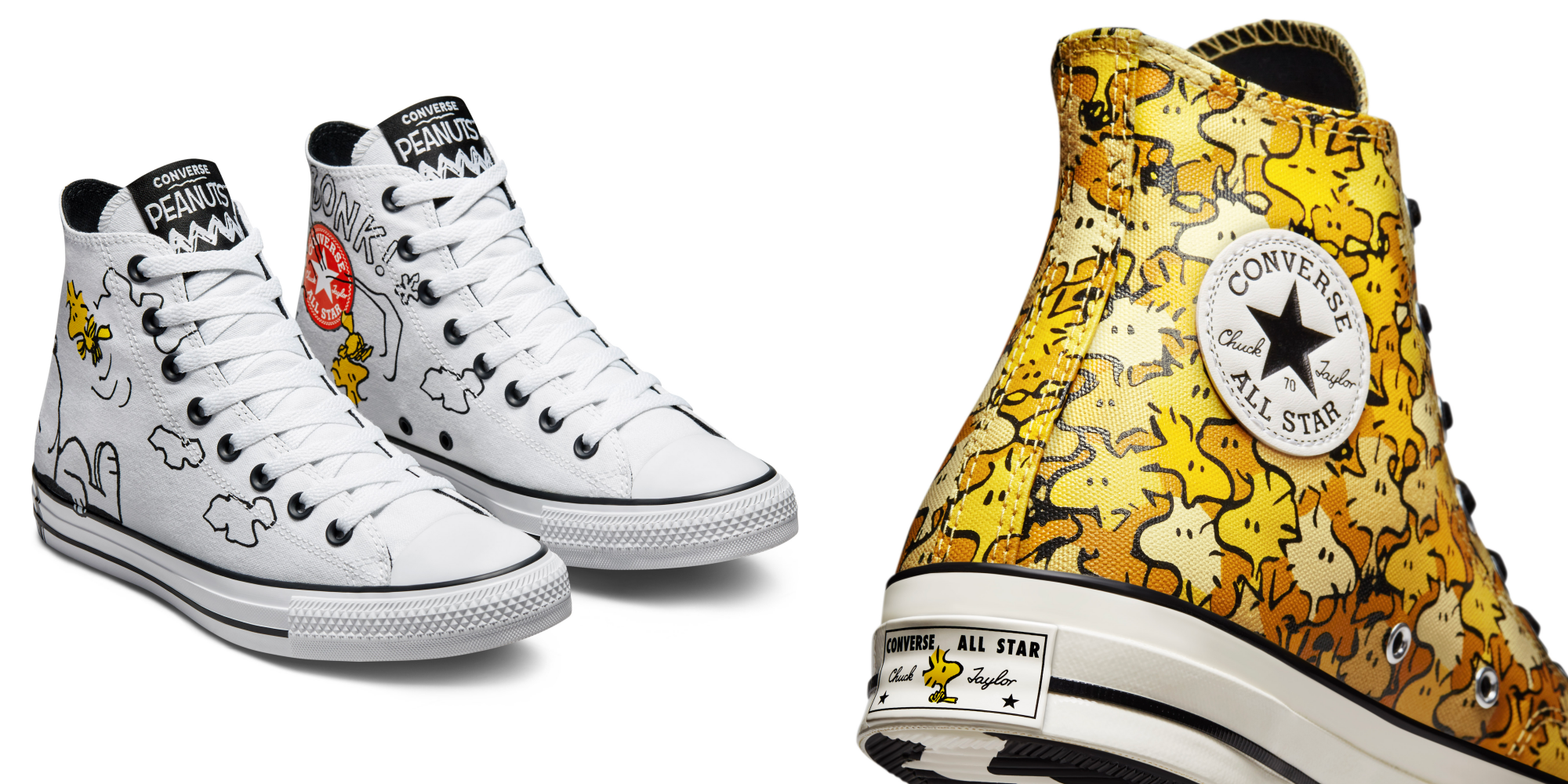 Converse x Peanuts 超療癒聯名：史努比、糊塗塌客印滿「Chuck 70